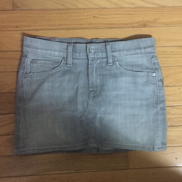 gray seven skirt