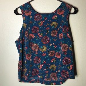 Forever 21 Back Button-Up Tank