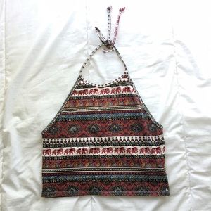 UO halter top, tribal