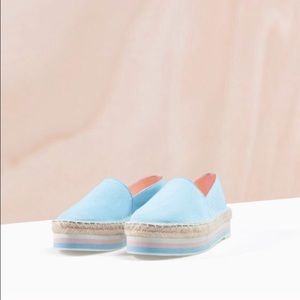 Zara light blue flats ❤️