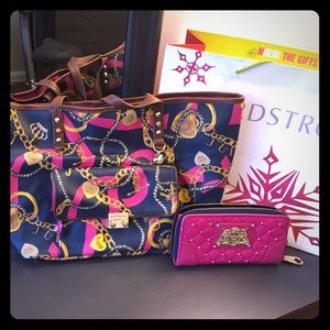 Tote with matching Wallett