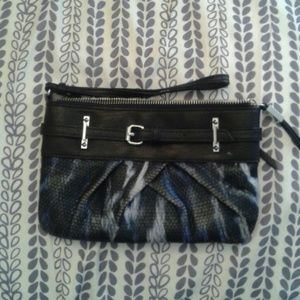 Vera Wang Snakeskin Clutch Wallet