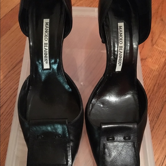 Vintage black Manolo Blahnik