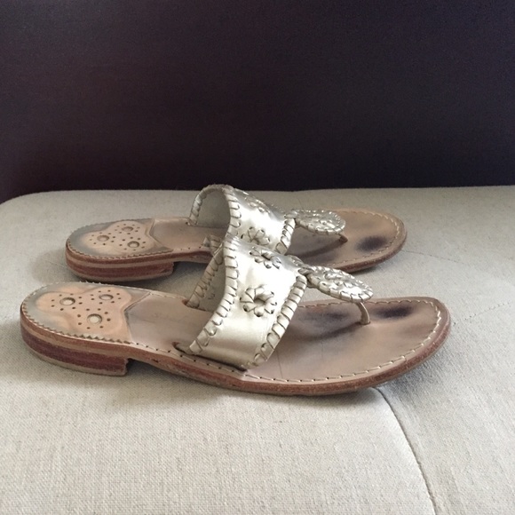 6 1/2 Platinum Jack Rogers