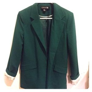 Forever21 teal colored blazer