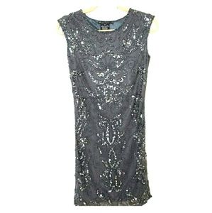 SOLD. Pisarro Nights beaded dress
