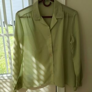 Olive green blouse