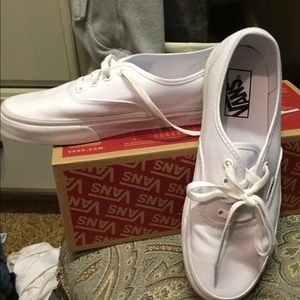 New women's Vans worn once