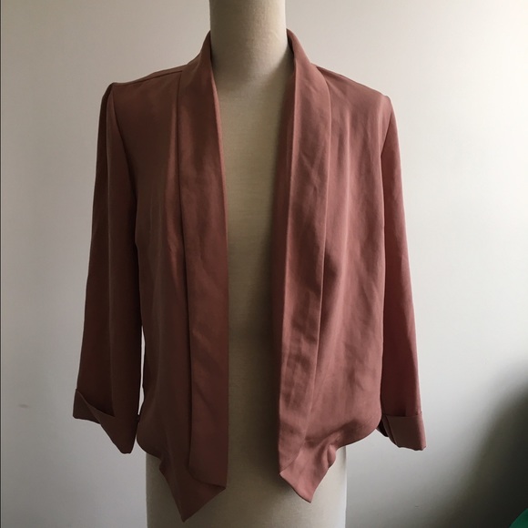 Dusty rose blazer Sz Small & tank top