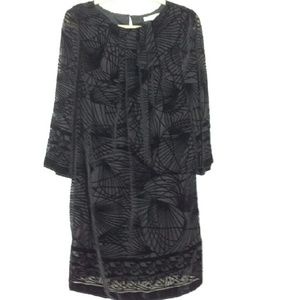 Max studio rayan and silk dress.