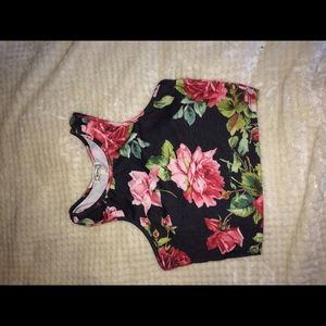 Floral crop top