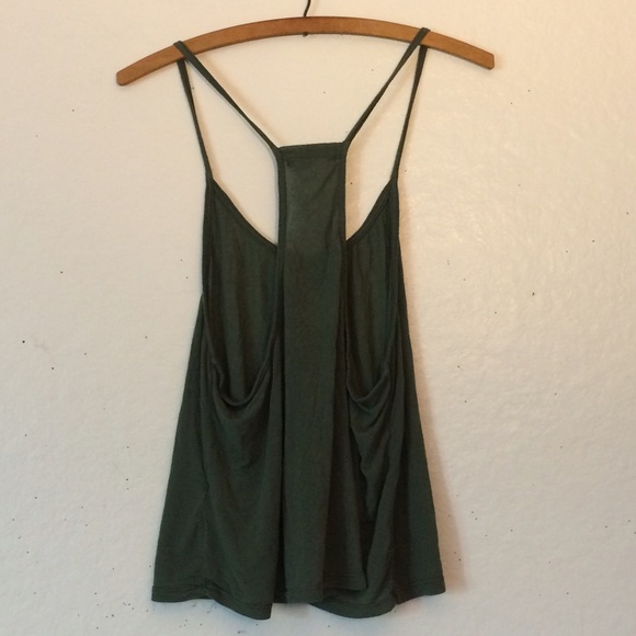 *SOLD* Brandy Melville Green Soft Racerback