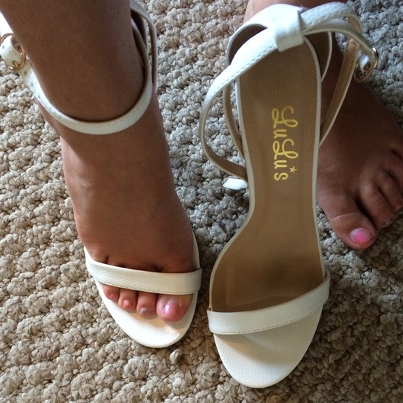 Lulu's strappy heels
