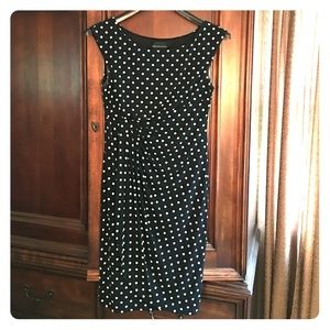 Polka Dot Black and White Dress