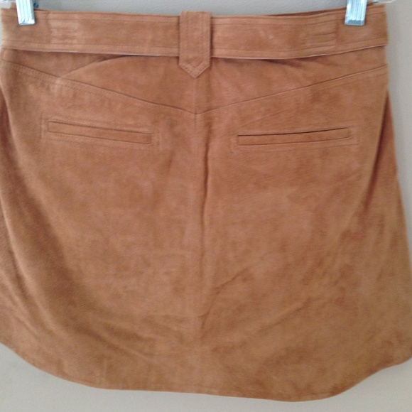 Size 27 LEFT⚫Genuine suede skirt Hpick - Picture 3 of 3