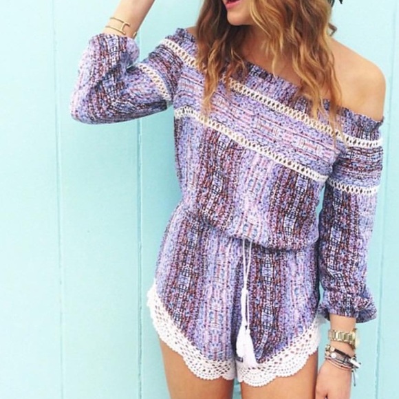 LF off the shoulder romper