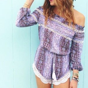 LF off the shoulder romper