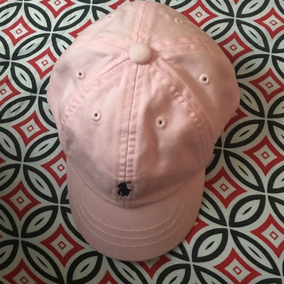 Infant pink polo hat