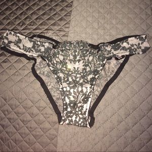 Victoria's Secret cut out lace cheekini