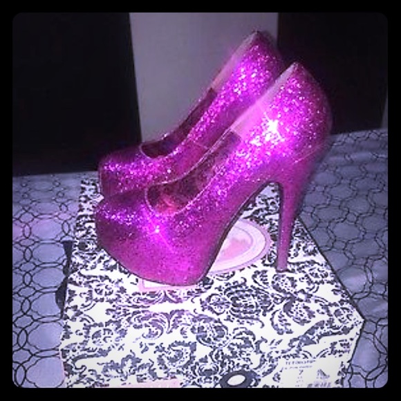 Glitter Pink Pumps