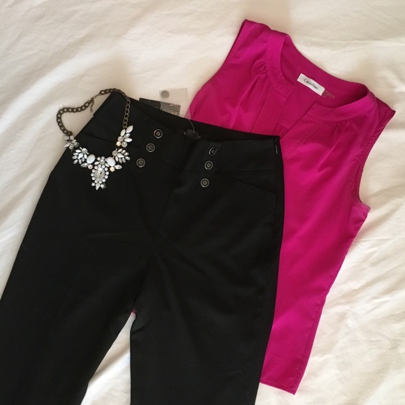 High waist dress pants