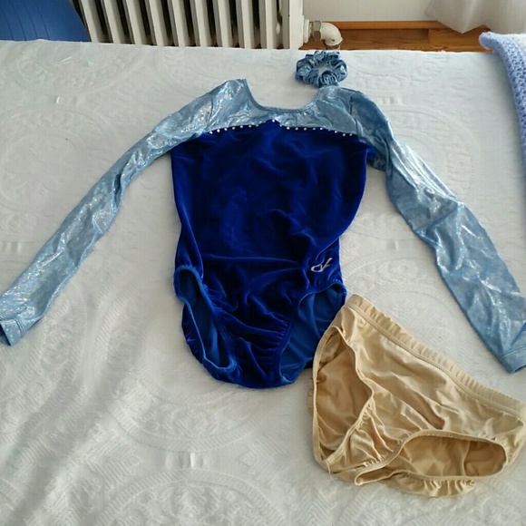 Gk elite long sleeve competition leotard