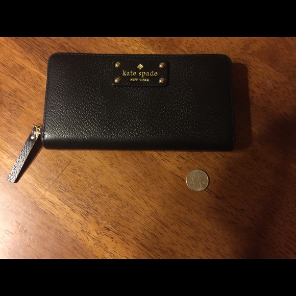 Authentic Kate spade black wallet