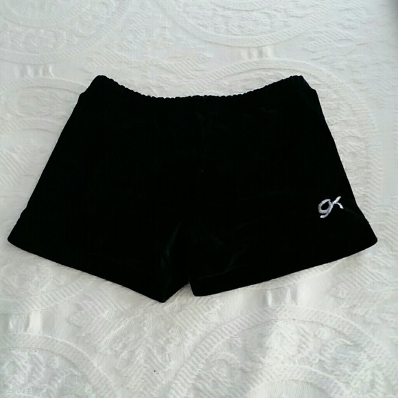Gk velvet gymnastics shorts