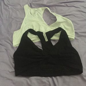 2 nursing bras- razor back sports style