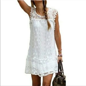 Off white lace dress
