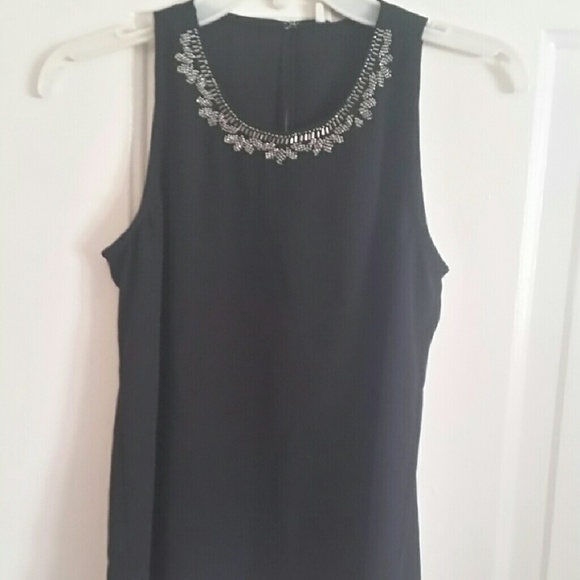 Ann Taylor loft beaded shell xs petite last day
