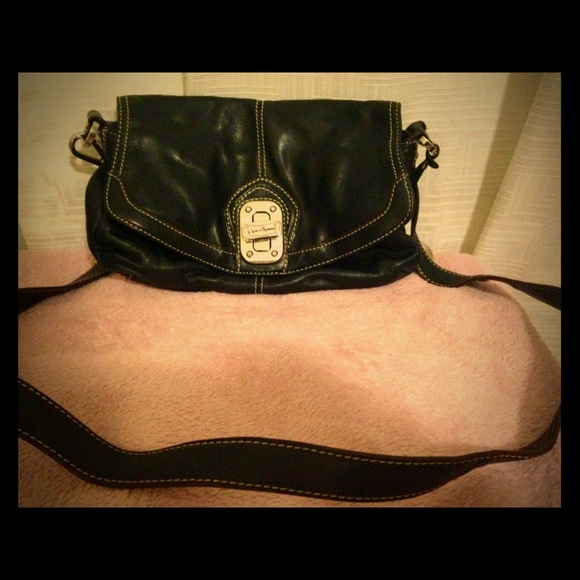 Black Leather Purse