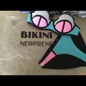 NWT BAMBI MINT TRIANGL LIKE BIKINI
