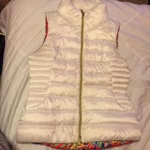 Lilly Pulitzer White Allie Vest