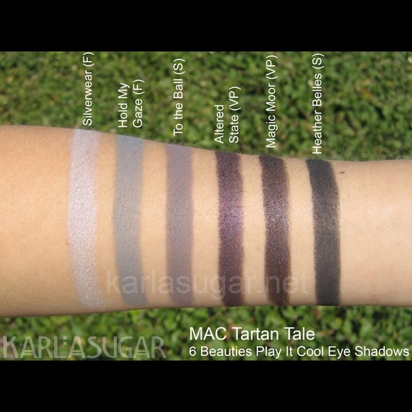 🆕MAC Tartan Tale: Beauties Play It Cool Eyeshadow - Picture 4 of 4