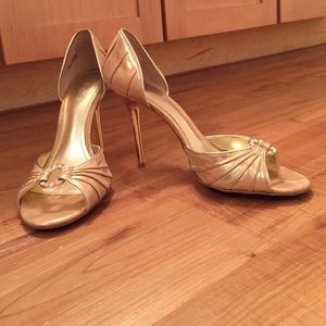 Aldo Gold Heels, Size 7