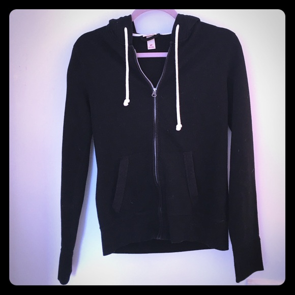 Black Mossimo Supply Zip Jacket