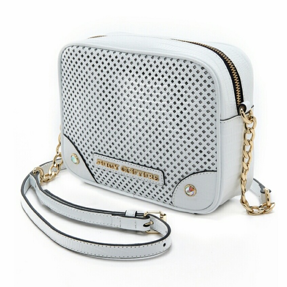 Juicy Couture Sierra Perforated Leather cross body