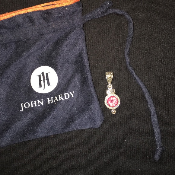 John Hardy Serling BATU Sari pink Topaz Pendant