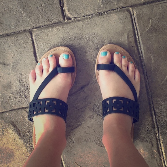 Black sandals
