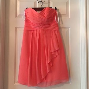 David's Bridal Dress in Coral Reef, Size 6