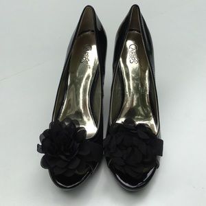 Carlos Santana Black Peep Toe Pump, NIB, Size 9