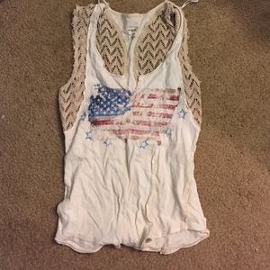 Free People American Flag tank