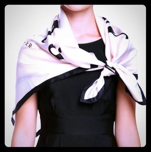 Kate Spade just married silk scarf