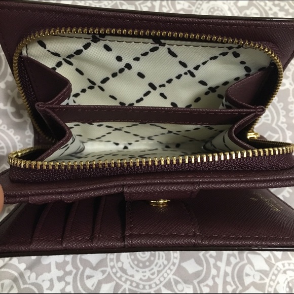Burgundy Kate Spade Wallet - Picture 3 of 4