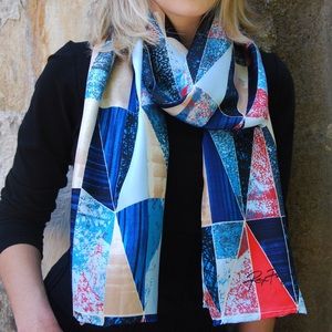 Rex Ray Silk Scarf - Carlton