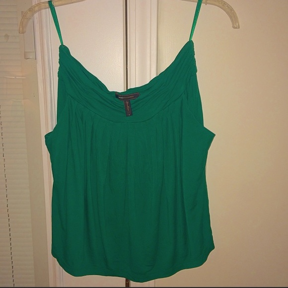 BCBGMaxAzria Kelly Green Pocketed Skirt - Picture 2 of 3