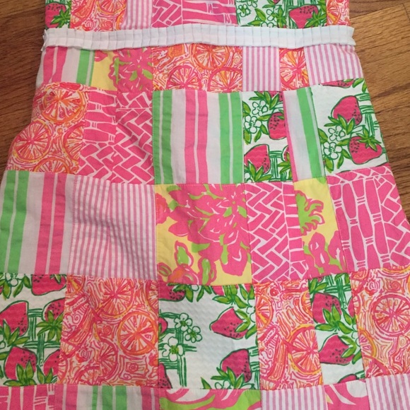 Lilly Pulitzer size 0 strapless dress - Picture 3 of 4