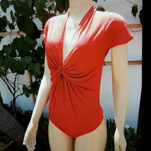 Marciano red bodysuit, sz Small