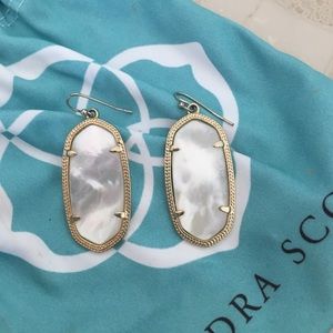 Beautiful Kendra Scott white earrings